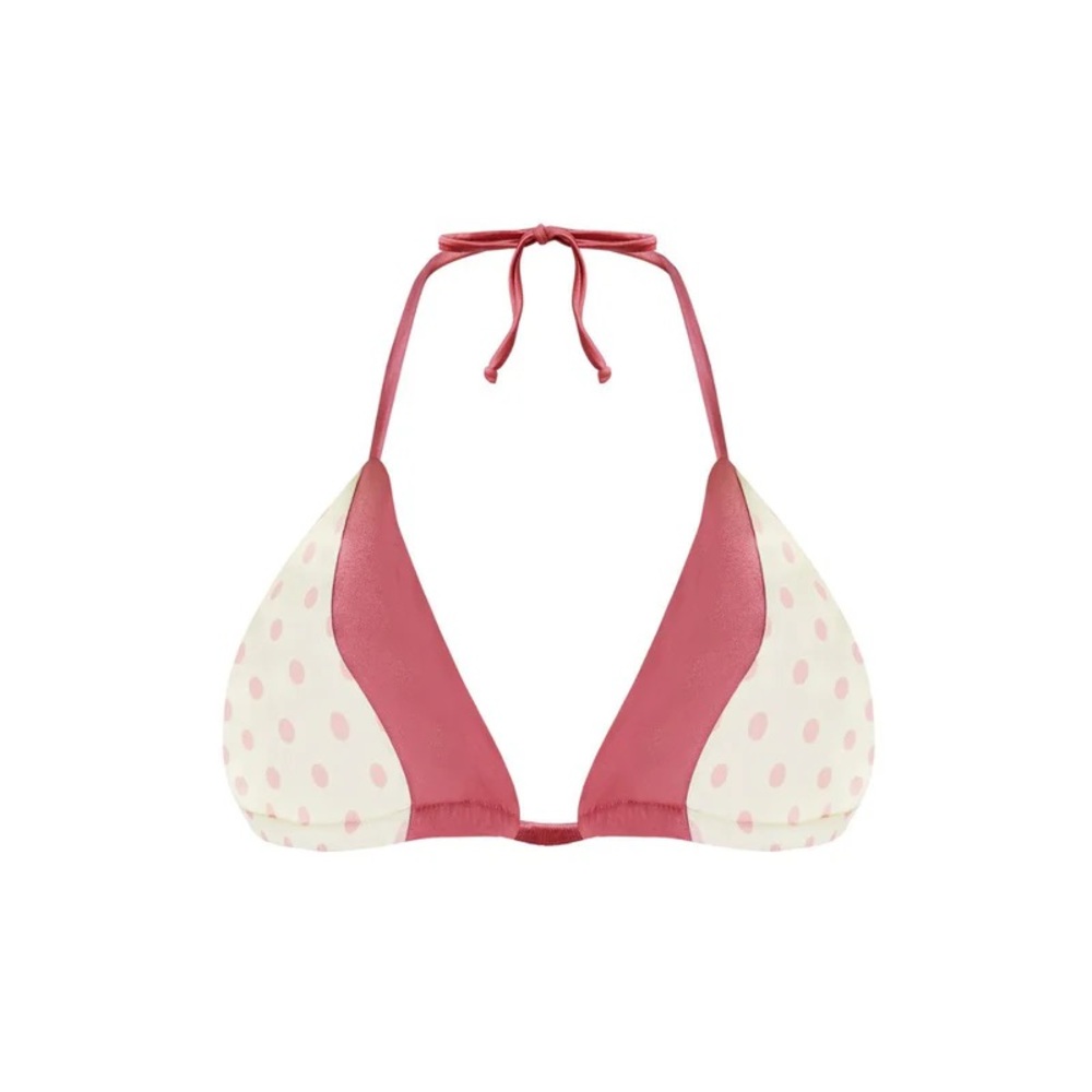 Dippin' Daisy's Pink and Cream Bikini Set